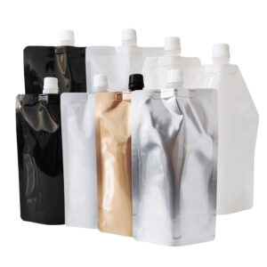 In stock Bags Different Colors Special-shaped Plastic Spout Pouch