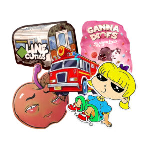 Custom Printed Shape 0.125oz Cali Pack Cannabis Mylar Bag