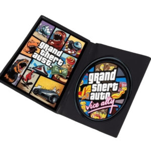 Custom Printed Circle Die Cut Circle Weed Mylar Bag With CD Case