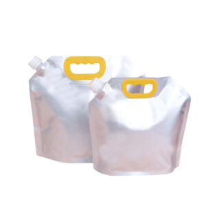 In stock Bags 1L 2L 5L Silver Aluminum Foil Spout Pouch