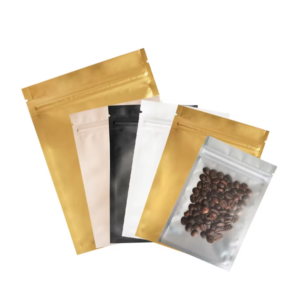 In stock Bags Multicolor Clear Front Foil 3 Side Seal Bag