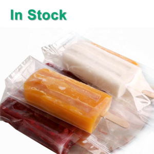 In stock Bags Transparent Fin Seal Plastic Ice Popsicle Bags