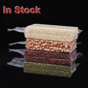 In stock Bags Plastic Heat Sealable Rice Vacuum Bag