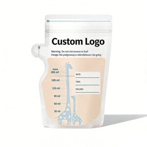 Custom Printing Breast Milk Bag with Temperature Sensing Ring