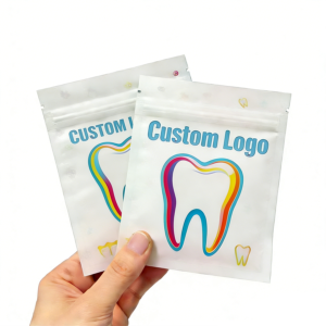 Custom Printed Teeth Clear Aligners Pouch