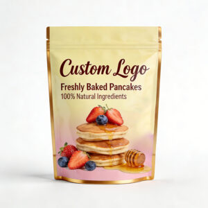 Custom Printed Pancake Waffle Mix Retail Bags