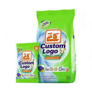 Custom Printed 500g 1kg Powder Washing Soda Washing Powder Packaging