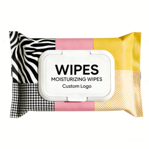 Customized Waterproof Four Sides Sealing Pouch for Wet Wipes