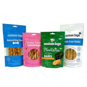 Custom Printing Pet Treat Freeze Dried Food Packaging Bag