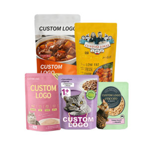 Custom Printed Pet Cat Wet Food in Jelly Retort Bag