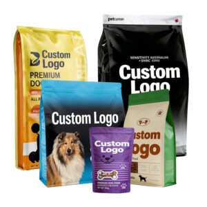Custom Printing Plastic Pouch Big Size Pet Dog Food Packaging