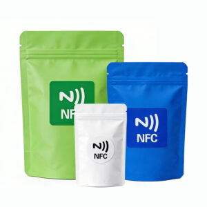 Custom Stand up Pouches Support NFC Label Sticking