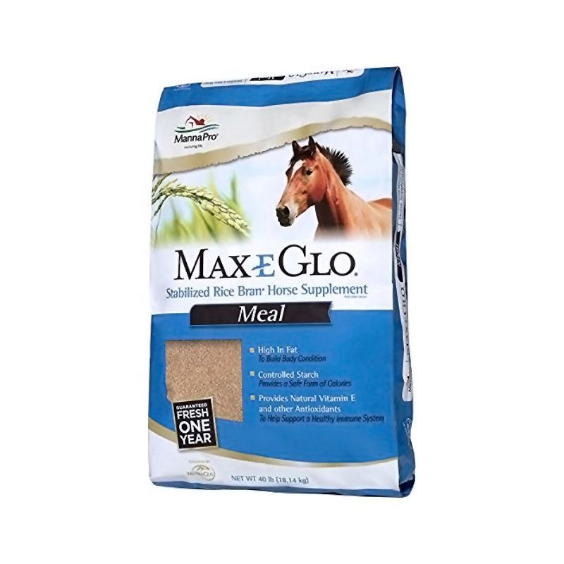 Custom Horse Feed Packaging Plastic Gusset Bag
