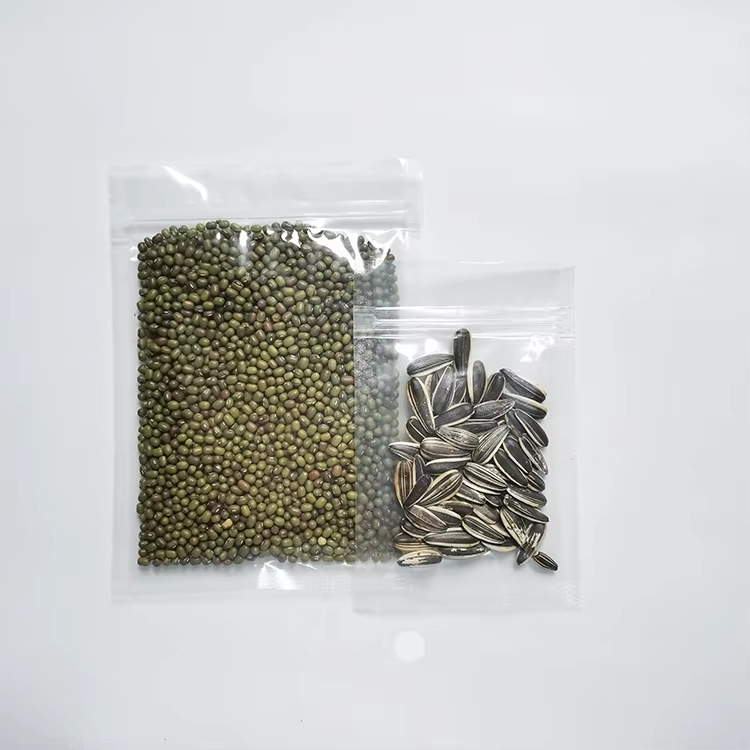 In Stock Bags Clear and Matte Frosted Plastic Flat Pouch - Image 2