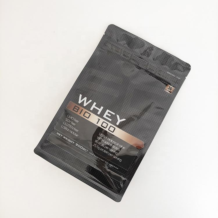 Custom Printing Eight Side-sealed Box Pouch Bag for Whey Protein Powder - Image 2