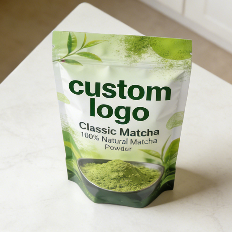 Custom Laminating Matcha Tea Powder Packaging - Image 2