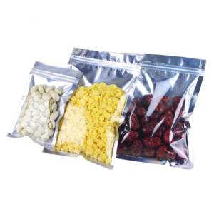 In Stock Bags Clear Front Aluminum Foil Flat Packaging