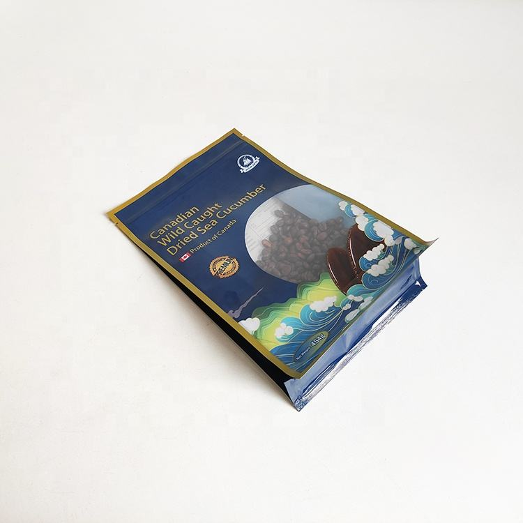Custom Printing Flat Bottom Bag Dried Seafood Packaging Bags - Image 3