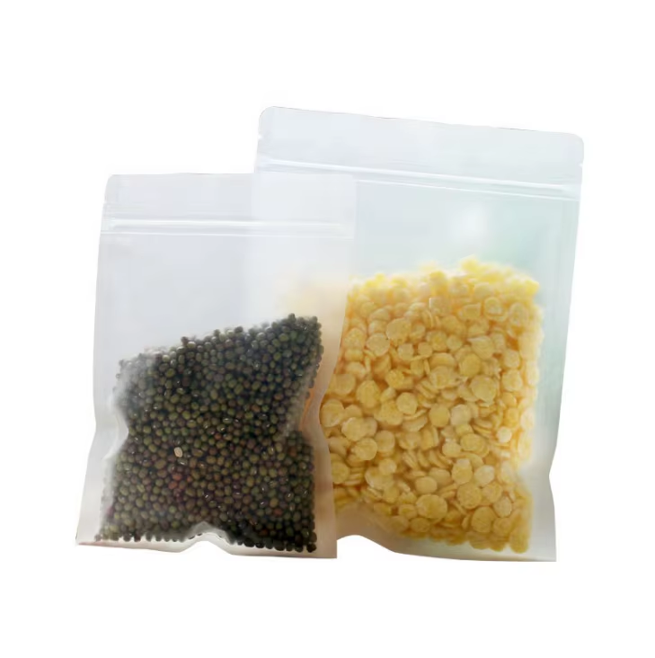 In Stock Bags Clear and Matte Frosted Plastic Flat Pouch - Image 4