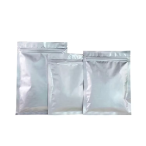 In Stock Bags 3 Sides Seal Silver Aluminum Foil Mylar Bags