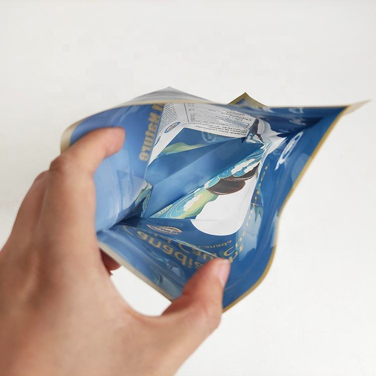 Custom Printing Flat Bottom Bag Dried Seafood Packaging Bags - Image 5
