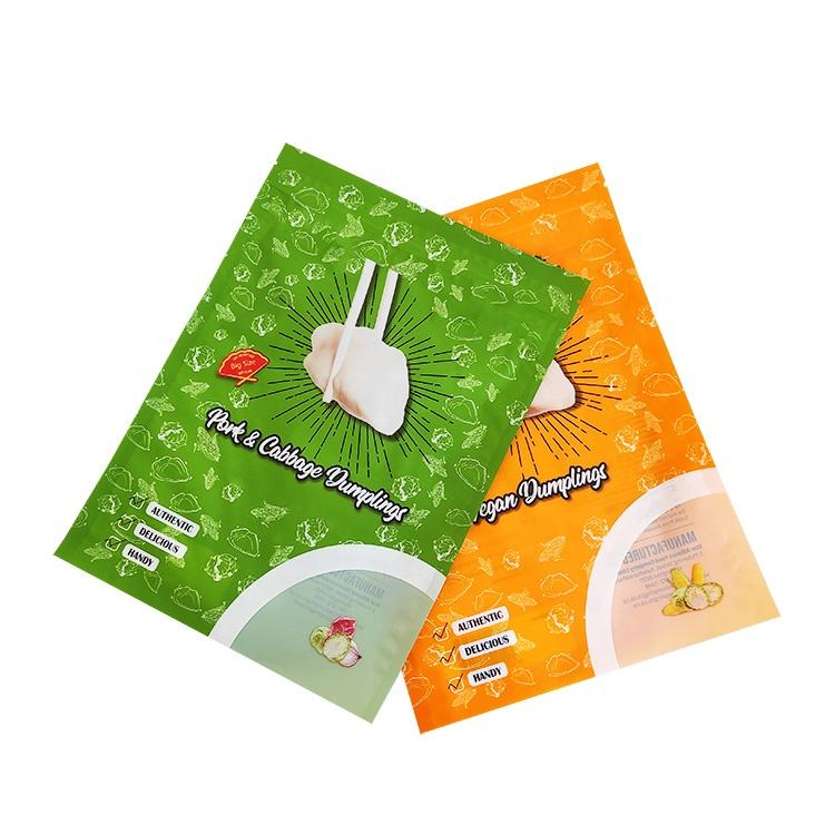 Custom Logo Wrap Frozen Dumpling Packaging