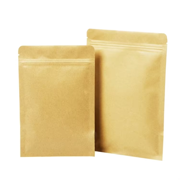 In Stock Bags 3 Side Seal Kraft Paper Bags - Image 6