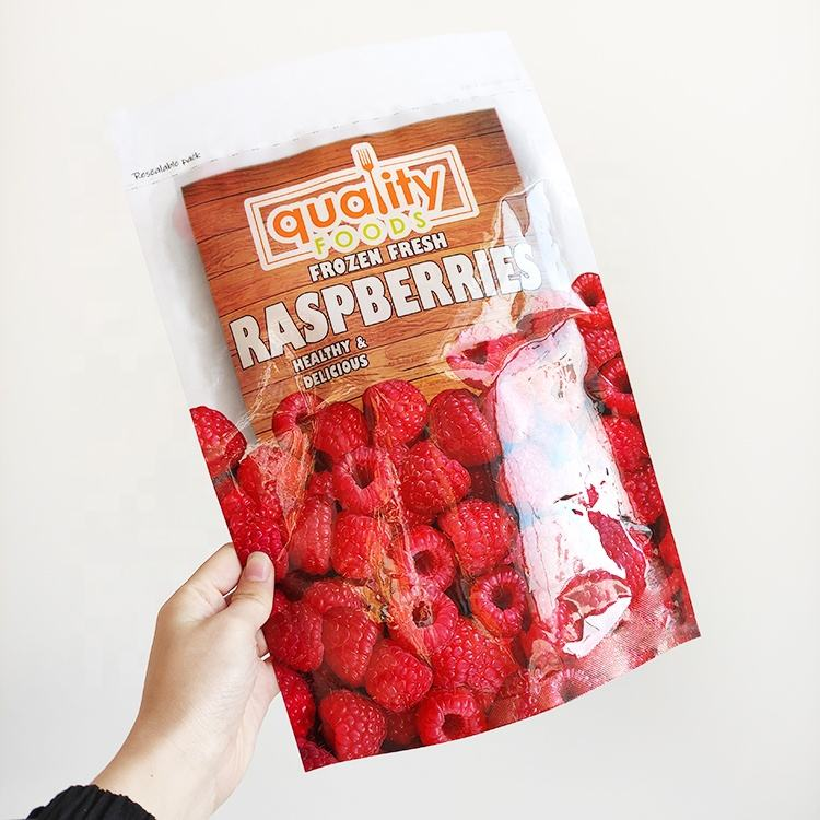 Custom Printing Frozen Raspberries Frozen Fruit Packaging Bag - Image 3