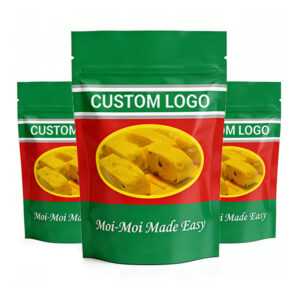 Custom Logo Non-Toxic BPA-Free Heat Resistance Moi Moi Cooking Pouch