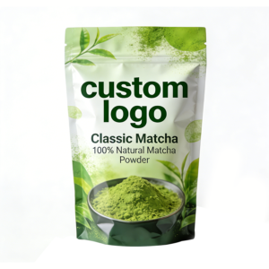 Custom Laminating Matcha Tea Powder Packaging